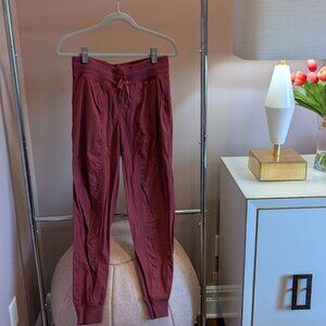 Lululemon Dance Studio Mid-rise Jogger - Size 8, Burgundy